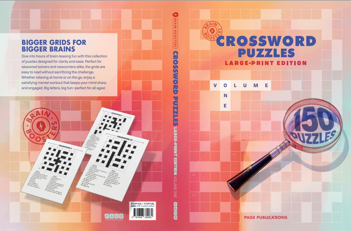 Brain Boosters Crossword Large-Print Edition