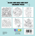 Cozy Spring Bold and Easy Coloring Book