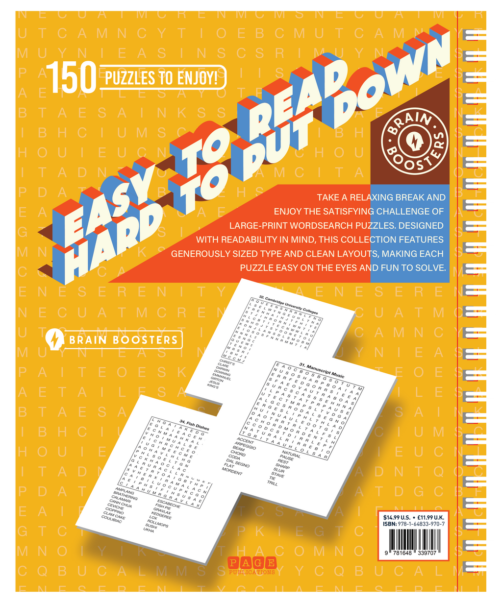 Large-print Wordsearch Puzzles
