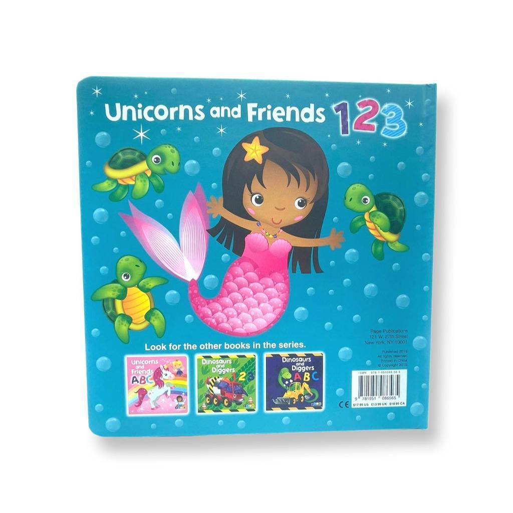 Unicorns and Friends 123 (Board Book)