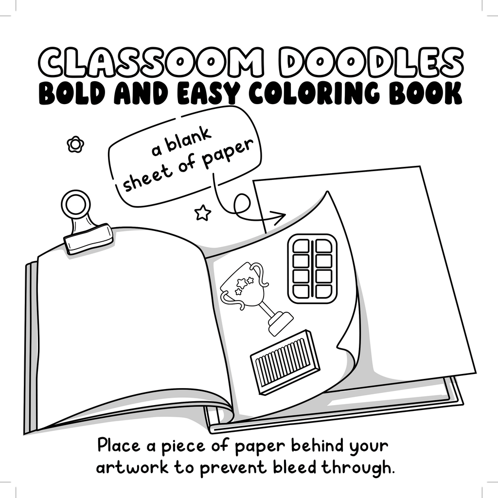 Classroom Doodles Coloring Book
