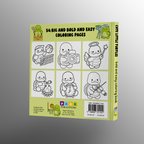 Cute Little Turtles Bold and Easy Coloring Book