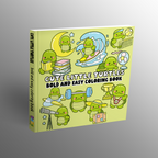 Cute Little Turtles Bold and Easy Coloring Book