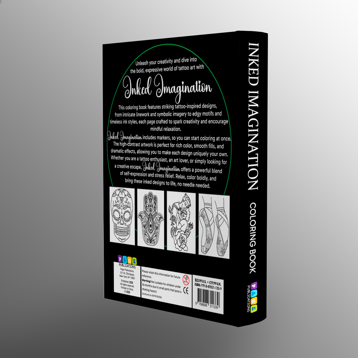Inked Imagination Coloring Kit