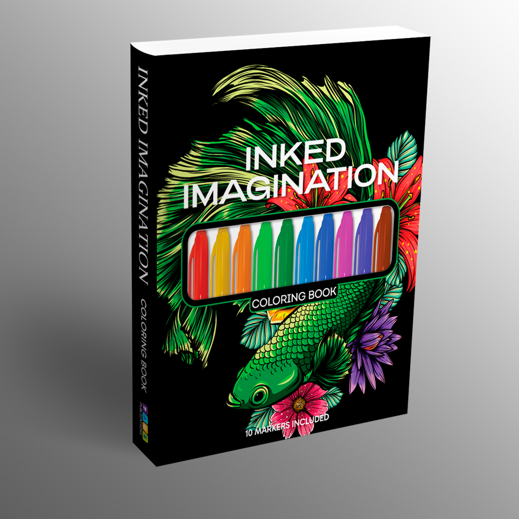 Inked Imagination Coloring Kit
