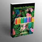 Serenity in Feathers Coloring Kit
