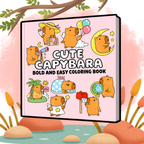 ADORABLE ADVENTURES BOLD & EASY (3 COLORING BOOKS BUNDLE)