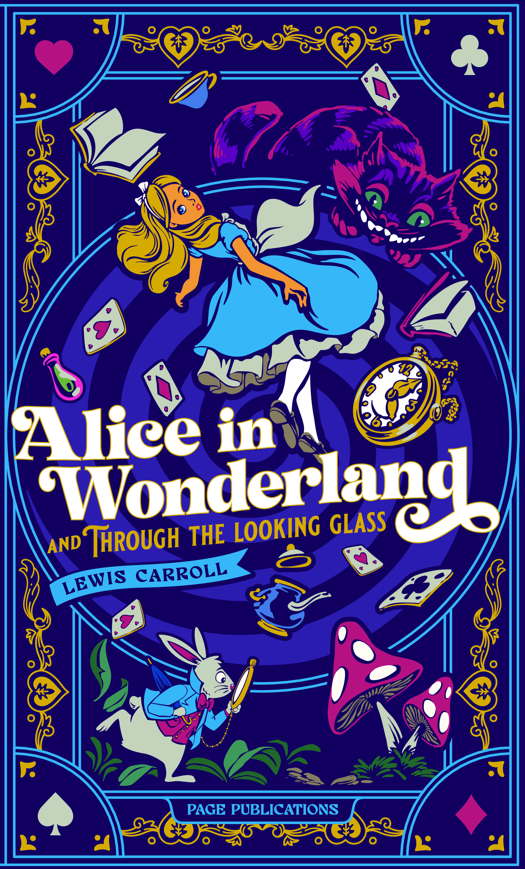 Alice in Wonderland and  Through the Looking Glass