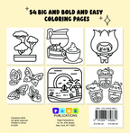 Stress Relief Bold and Easy Coloring Book