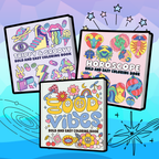 CALMING RETRO BOLD & EASY (3 COLORING BOOKS BUNDLE)