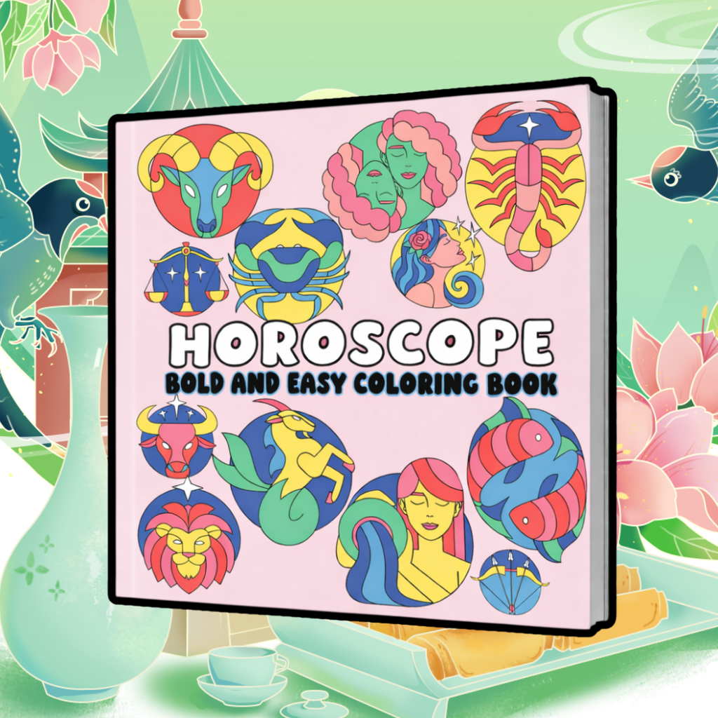 CALMING RETRO BOLD & EASY (3 COLORING BOOKS BUNDLE)