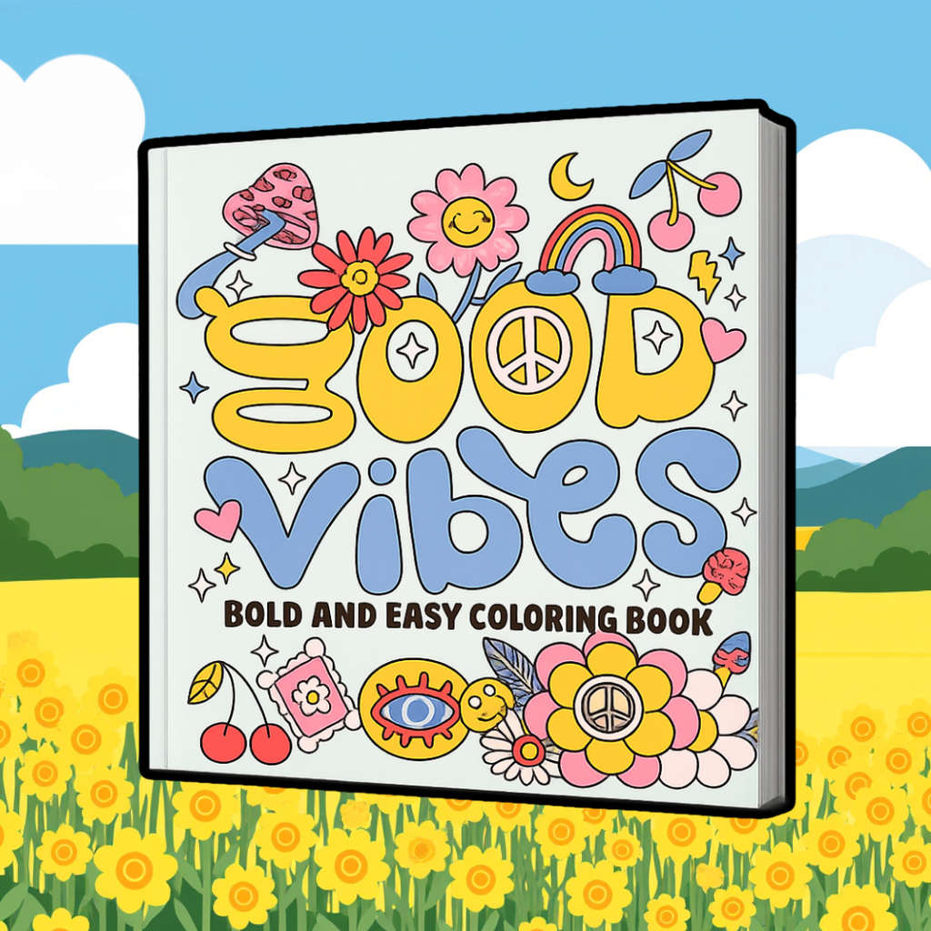 CALMING RETRO BOLD & EASY (3 COLORING BOOKS BUNDLE)
