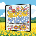 CALMING RETRO BOLD & EASY (3 COLORING BOOKS BUNDLE)