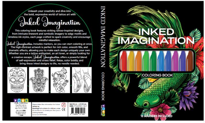 Inked Imagination Coloring Kit