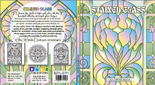 Stained Glass Coloring Book