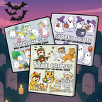 HALLOWEEN FUN BOLD & EASY (3 COLORING BOOKS BUNDLE)