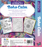 BOHO CALM CREATIVE PAGES COLORING KIT