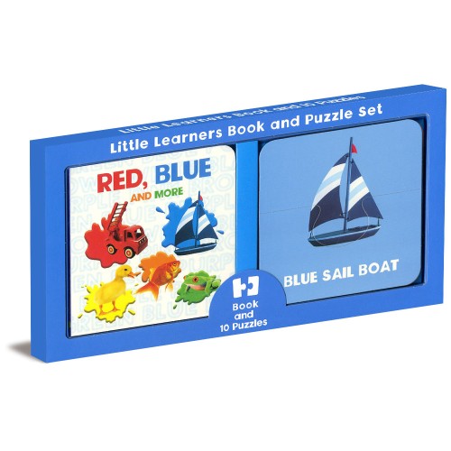 LITTLE LEARNERS BOOK & PUZZLES - RED, BLUE AND MORE