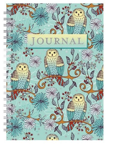 Owls in Teal
