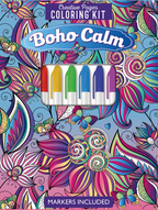 BOHO CALM CREATIVE PAGES COLORING KIT