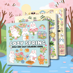 SPRING VIBES BOLD & EASY COLORING BOOKS