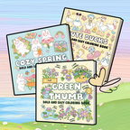 SPRING VIBES BOLD & EASY COLORING BOOKS