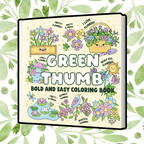 SPRING VIBES BOLD & EASY COLORING BOOKS
