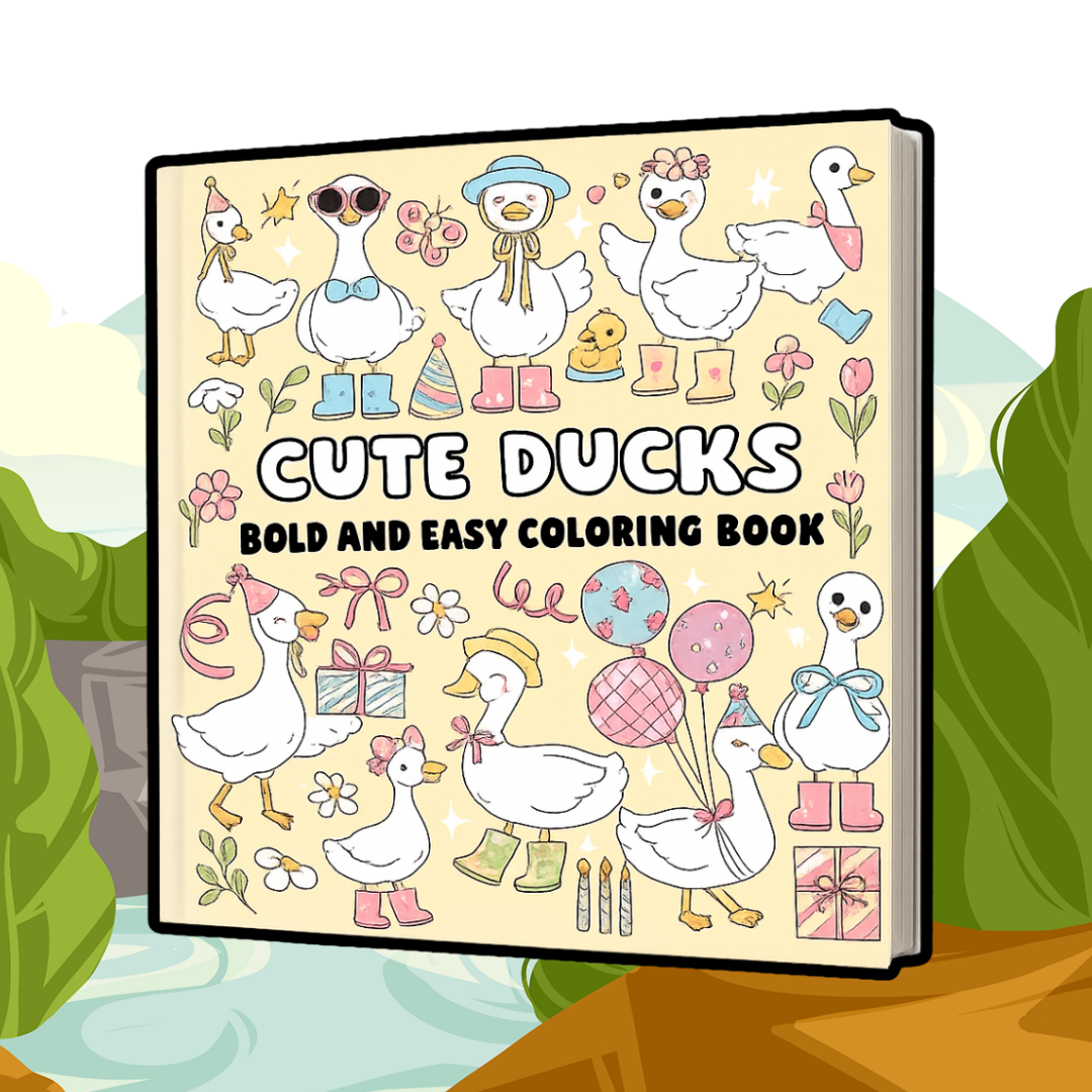 SPRING VIBES BOLD & EASY COLORING BOOKS