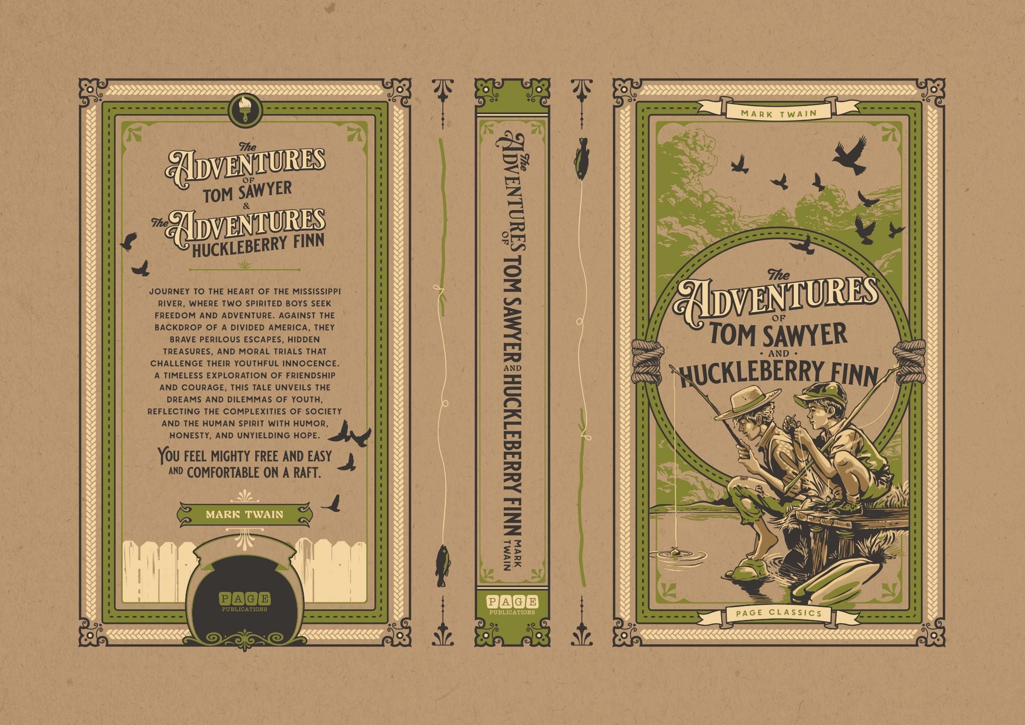 The Adventures of Tom Sawyer and Huckleberry Finn (Hardcover)