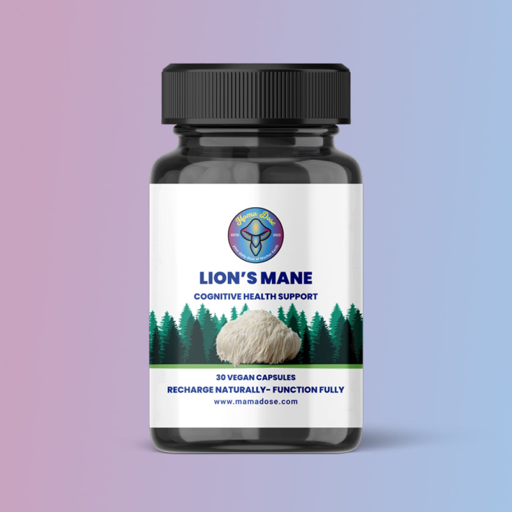 Renewed Organic Lion's Mane  Mushroom Supplement for Cognitive Support & Daily Productivity