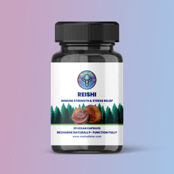 Renewed Organic Reishi Mushroom Capsules – Immune & Stress Support