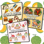 YUMMY BOLD & EASY (3 COLORING BOOKS BUNDLE)