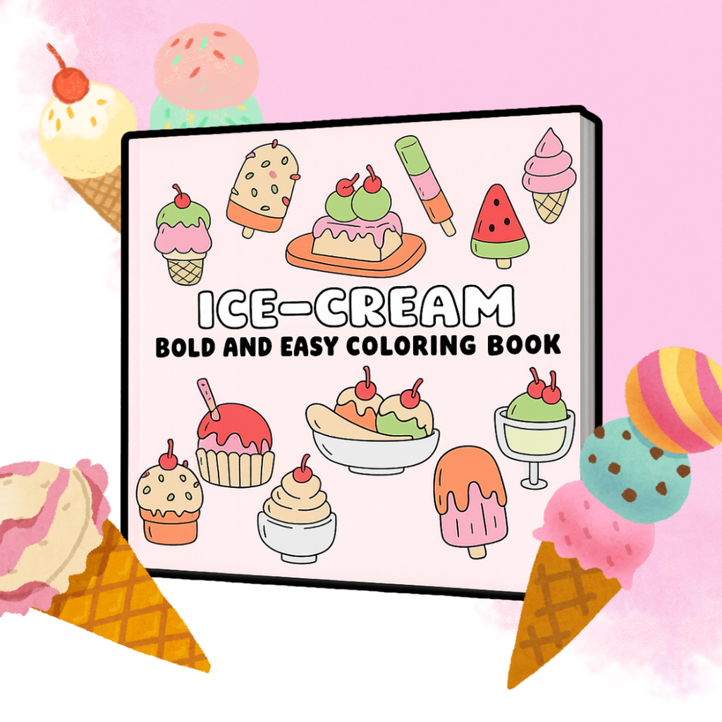 YUMMY BOLD & EASY (3 COLORING BOOKS BUNDLE)