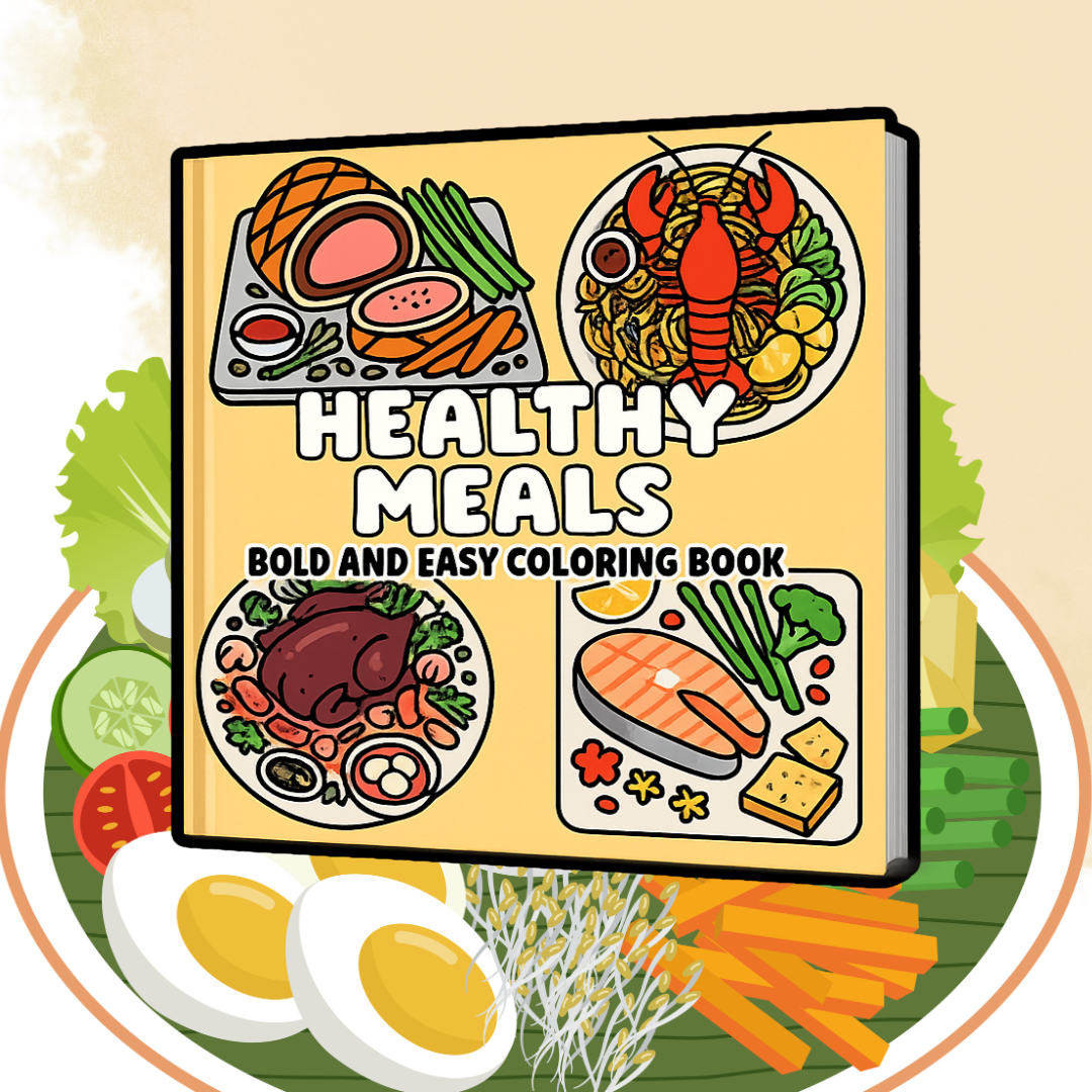 YUMMY BOLD & EASY (3 COLORING BOOKS BUNDLE)